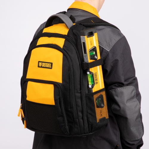 Рюкзак для инструмента, 365х190х430 мм, 3 отделения, 26 карманов Denzel фото 17