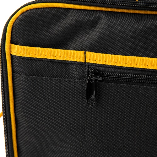 Сумка для инструмента, 400х170х300 мм, 3 отделения, 28 карманов, наплечный ремень Denzel фото 7