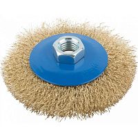 Корщетка-колесо MOS 38928М с наклоном М14 125 мм