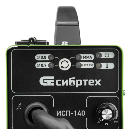 Аппарат инвертор. полуавтомат. сварки ИСП-140, 140 А, ПВ 60% Сибртех фото 12