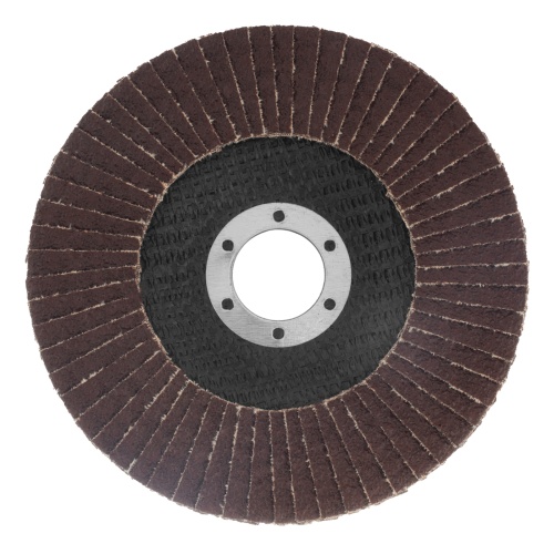 Круг лепестковый торцевой КЛТ-1, зернистость P 36(50Н) 125 х 22.2 мм, "БАЗ" фото 2 Круг лепестковый торцевой КЛТ-1, зернистость P 36(50Н) 125 х 22.2 мм, "БАЗ" фото 2