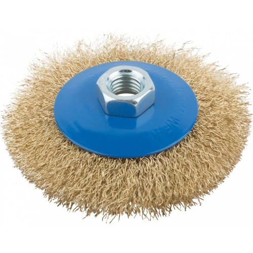 Корщетка-колесо MOS 38928М с наклоном М14 125 мм