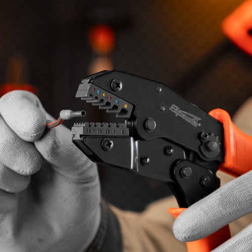 Клещи, 0.5-6 мм, для обжима электрокабеля Sparta фото 10