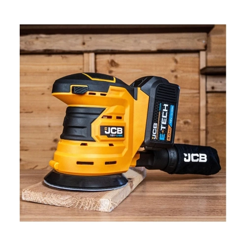 Шлифмашина орбитальная JCB аккумуляторная 18V, 0-10 000об/мин, диаметр диска 125 мм, без аккумулятора JCB-18OS-B-E(57239) фото 7