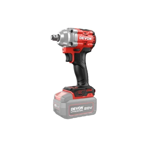 Аккумуляторный гайковерт DEVON 2 АКБ 4 Ач, ЗУ, сумка, 5760-LI-20-SET фото 5