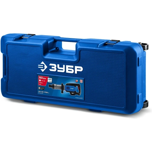Бетонолом ЗУБР 50 Дж, 1800 Вт, АВТ, отбойный молоток HEX-30, Профессионал ЗМ-45-1700 ВК фото 10