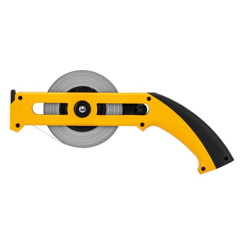 Рулетка геодезическая 30 м х 13 мм, открытый корпус, металлическая лента Denzel фото 4