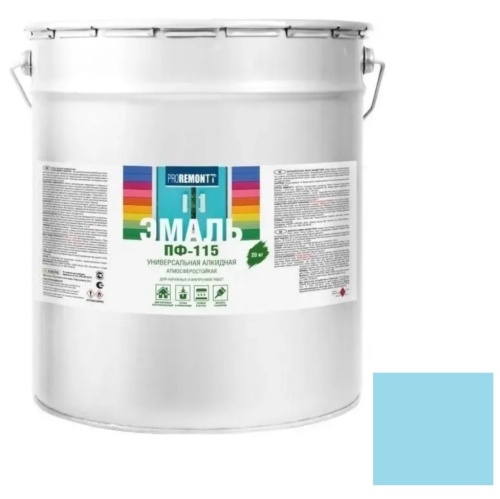 Эмаль Proremontt ПФ-115 голубая 20 кг Эмаль Proremontt ПФ-115 голубая 20 кг
