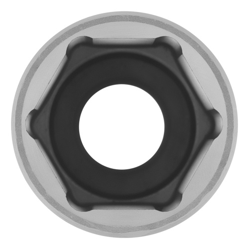 Головка торцевая удлиненная, 22 мм, шестигранная, CrV, под квадрат 1/2 Stels фото 4