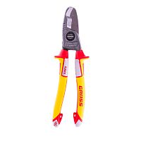 Кабелерез, диэлектрические рукоятки до 1000 В, трехкомпонентные рукоятки, 210 мм Gross