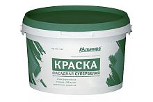 Альмира Краска Фасадная супербелая люкс 14 кг 00-00000382