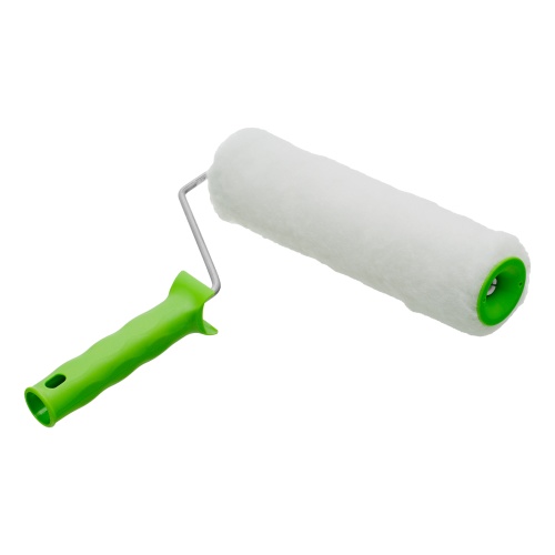 Валик "Искусственный мех" с ручкой, 250 мм,ворс 15 мм, D 48 мм, D ручки 6 мм, полиэстер Сибртех фото 2