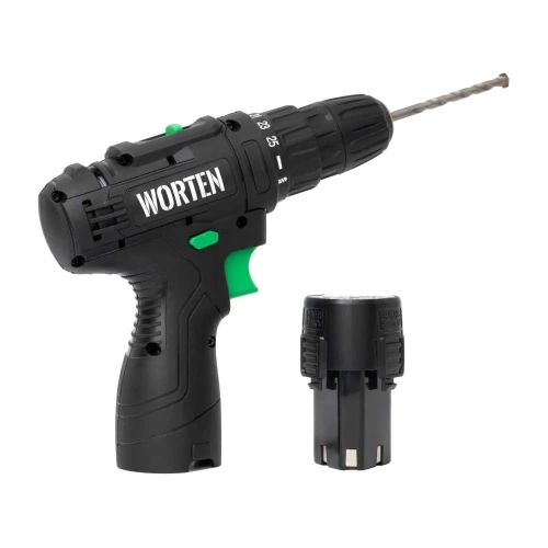 Аккумуляторная дрель-шуруповерт WORTEN 1АКБ, 12В, 1,5 Ач 32Hm КА-90000328 фото 5