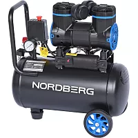 Компрессор безмасляный NORDBERG 220 В, ресивер 18 л, 170 л/мин NCEO10/170