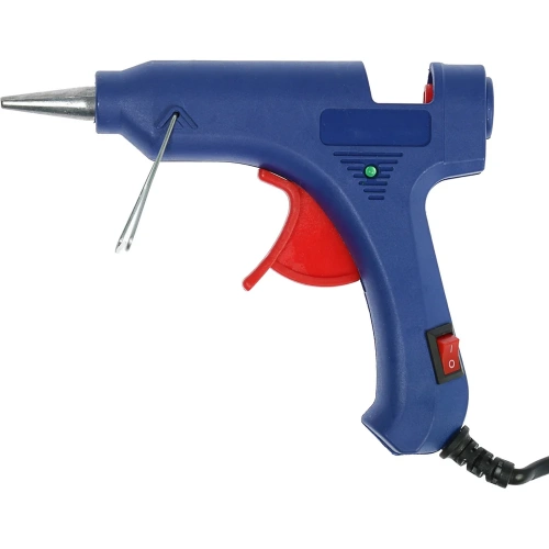 Клеевой пистолет TUNDRA 20 Вт, 220 В, выключатель, индикатор, антикапля, шнур 1.2 м, 7 мм 4365664