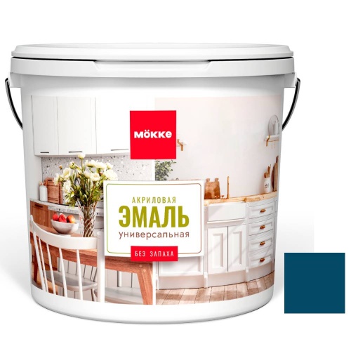 Эмаль акриловая Mokke 12836 Балтийское Море полуглянцевая 2 кг