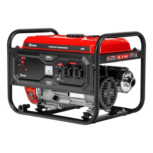 Генератор бензиновый RS-3500, 2,8 кВт, 230В, ручной стартер MTX фото 33