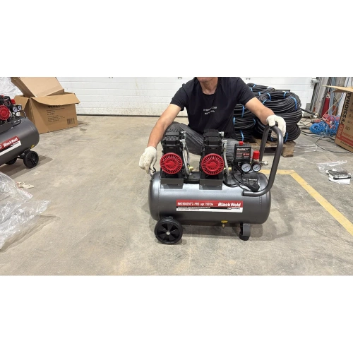 Компрессор коаксильный безмасляный BlackWeld BW2800/50_2-PRO 50л 150136 фото 3