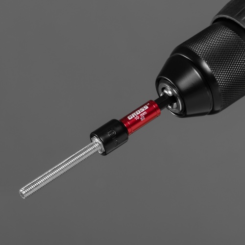 Набор бит с торцевыми головками 8, 10,12, 13 мм, магнит. Nut-Driver, S2 Gross фото 15