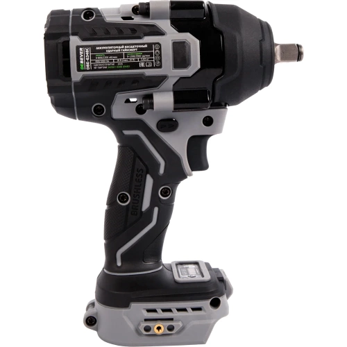 Гайковерт аккумуляторный Debever бесщеточный, ударный, квадрат 1/2,850Nm, 20B, (без АКБ и з/у) DBE-6348C фото 7 Гайковерт аккумуляторный Debever бесщеточный, ударный, квадрат 1/2,850Nm, 20B, (без АКБ и з/у) DBE-6348C фото 7