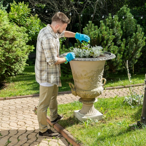 Секатор цветочный, 160 мм, для бонсай и топиария, двухкомпонентные рукоятки, Palisad фото 9