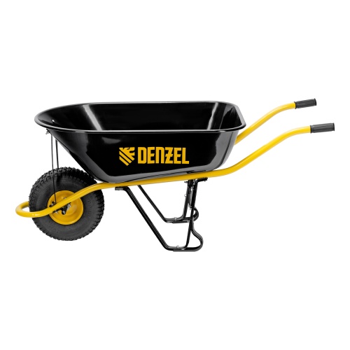 Тачка строительная, усиленная, объем 130 л, 230 кг, колесо 15х6.00-6 Denzel фото 5