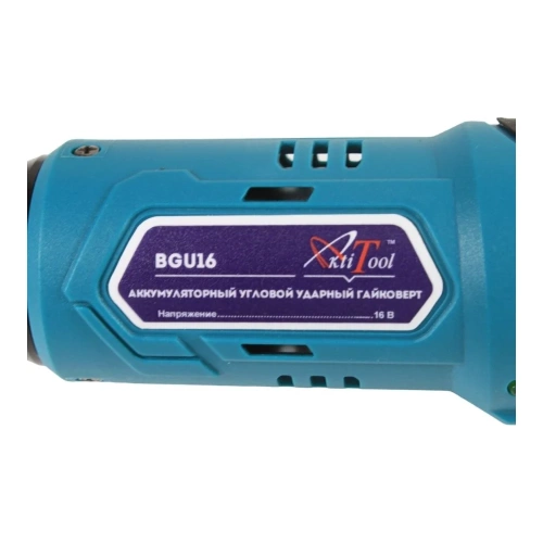 Аккумуляторный угловой ударный гайковерт AktiTool bgu16 101304 фото 4