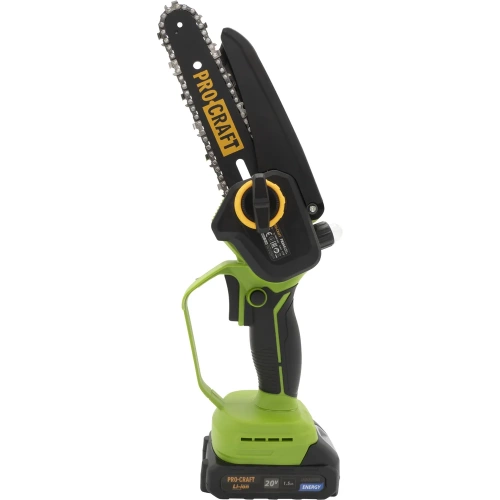 Пила цепная аккумуляторная PROCRAFT 20В 6" 8'' (15, 20 см) (АКБ 1.5 Ач + ЗУ + 2 Шины+ 2 Цепи) PKA44 2/2 фото 3 Пила цепная аккумуляторная PROCRAFT 20В 6" 8'' (15, 20 см) (АКБ 1.5 Ач + ЗУ + 2 Шины+ 2 Цепи) PKA44 2/2 фото 3