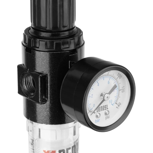 Фильтр-регулятор FR1500, 10 бар, 1500 л/мин, 1/4" Denzel 57459 фото 11