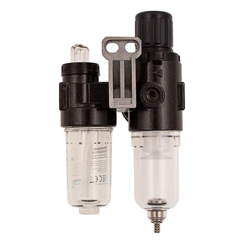 Блок подготовки воздуха регулятор-фильтр-лубрикатор FLR1500, 10 бар, 1500 л/мин, 1/4 Denzel 57469 фото 4