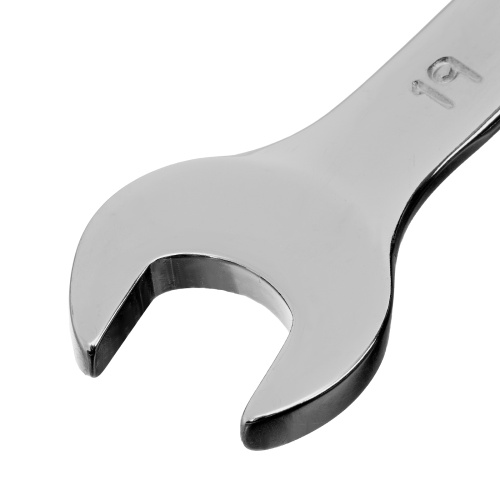 Ключ комбинированный, 19 мм, CrV, матовый хром Matrix фото 3