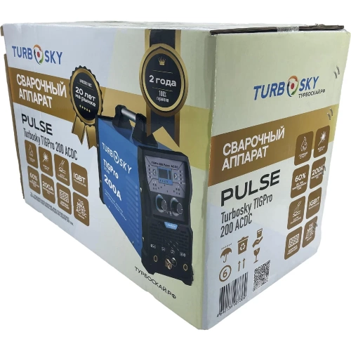 Сварочный аппарат Turbosky TIGPro 200 Pulse AC/DC 325 фото 11