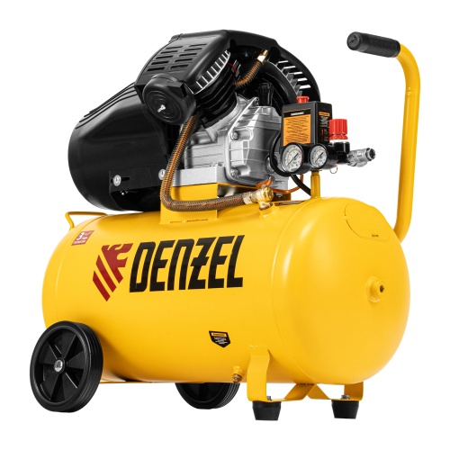 Компрессор воздушный прям. привод DCV1800/50, 1,8 кВт, 50 литров, 320 л/мин Denzel фото 4