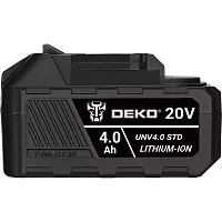 Аккумулятор DEKO UNV4.0 STD, Li-ion, 20В, 4.0А_ч 063-4494