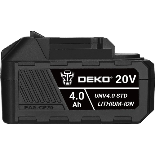 Аккумулятор DEKO UNV4.0 STD, Li-ion, 20В, 4.0А_ч 063-4494 Аккумулятор DEKO UNV4.0 STD, Li-ion, 20В, 4.0А_ч 063-4494