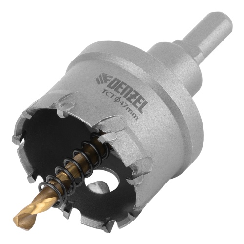 Коронка по металлу твердосплавная, 47 мм Denzel фото 2