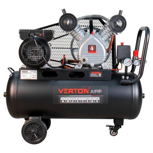 Компрессор Verton Air AC-50/450RV 230/50 В/Гц, масляный, ременной, 450 л/м, 50 л, 10 бар, 2.2 кВт, 1000 об/мин, рапид, асинхронный, однофазный 01.14017.15124 фото 11