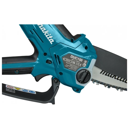 Пила цепная аккуммуляторная Makita LXT BL 18В, 320 Вт, 6/15 см, 0.325, 1.1 мм, 8 м/с XPT DUC150Z фото 3 Пила цепная аккуммуляторная Makita LXT BL 18В, 320 Вт, 6/15 см, 0.325, 1.1 мм, 8 м/с XPT DUC150Z фото 3