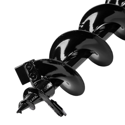 Шнек для грунта ER-100, диаметр 100 мм, длина 800 мм,соединение 20 мм, съемный нож Denzel фото 3