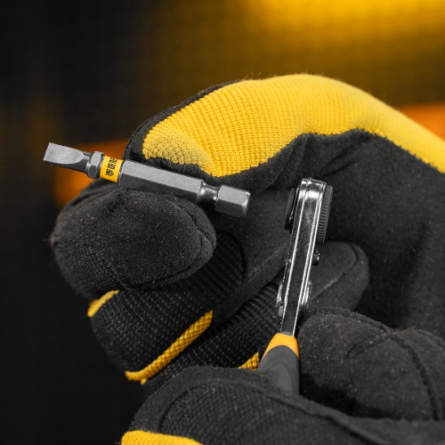 Бита SL5,0х50, сталь S2, шестигранный профиль, 10 шт. Е 6,3 Denzel фото 7