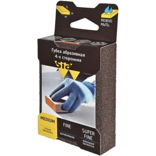 Губка абразивная Sia Abrasives ssp-4s-med siasponge 4s medium фото 4