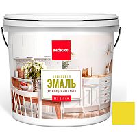 Эмаль акриловая Mokke 12817 Ростовский Подсолнух полуглянцевая 2 кг