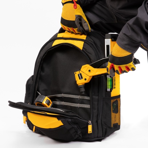 Рюкзак для инструмента, 365х190х430 мм, 3 отделения, 26 карманов Denzel фото 15