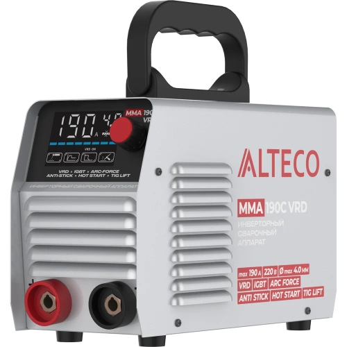Инверторный сварочный аппарат ALTECO MMA-190С VRD 70221 Инверторный сварочный аппарат ALTECO MMA-190С VRD 70221