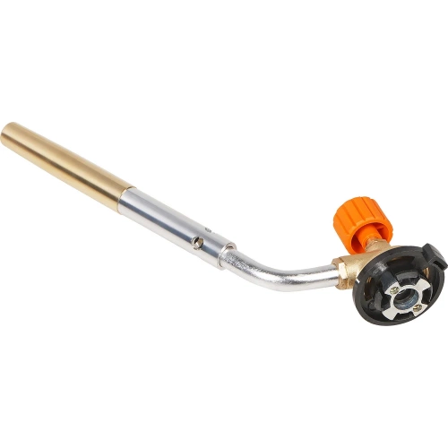Горелка газовая Airline на цанговый баллон, ручн.поджиг, поворотное сопло D12x130мм, латунный клапан ADGT002 фото 6