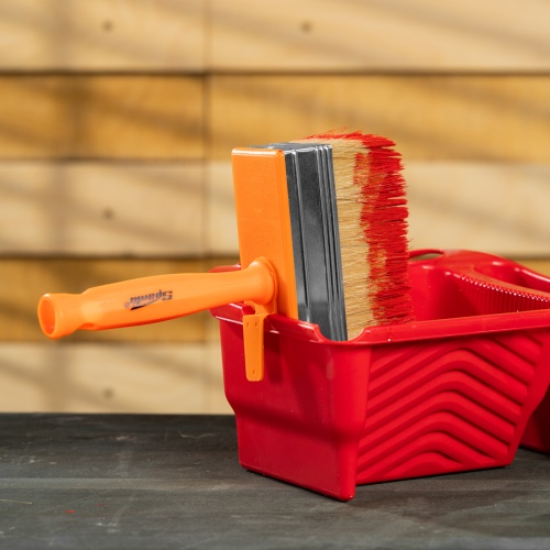 Кисть-ракля, 40х140 мм, натуральная щетина, пластмассовый корпус, пластмассовая ручка Sparta фото 8