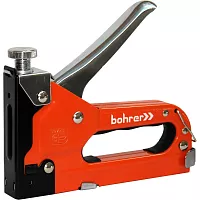 Мебельный степлер BOHRER 3 в 1, с регулировкой силы, металлический 44131412