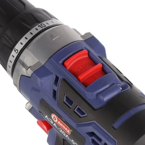 Дрель-шуруповерт ДИОЛД ДЭА-20 Л-02 (кейс) 2 акб 10300153 фото 3 Дрель-шуруповерт ДИОЛД ДЭА-20 Л-02 (кейс) 2 акб 10300153 фото 3