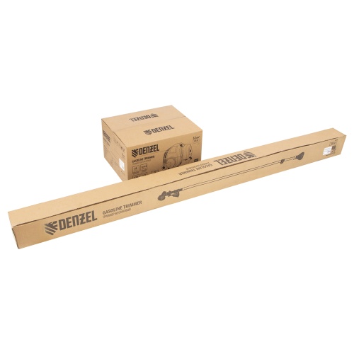 Триммер бензиновый DT 52, 52 см3, 3 л. с, неразъемная штанга, состоит из 2 частей Denzel фото 16