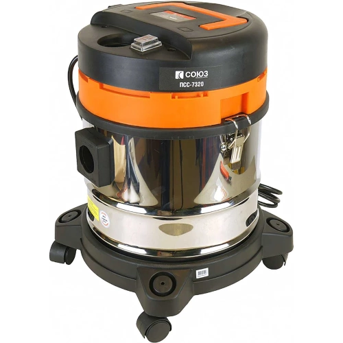 Промышленный пылесос Союз 1600 Вт, объём 20 л, розетка для электрического инструмента 2000Вт ПСС-7320 фото 3